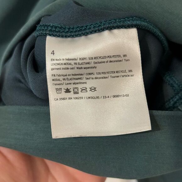 Lululemon Softstreme Perfectly Oversized Cropped Crew Storm Teal - Picture 9 of 9
